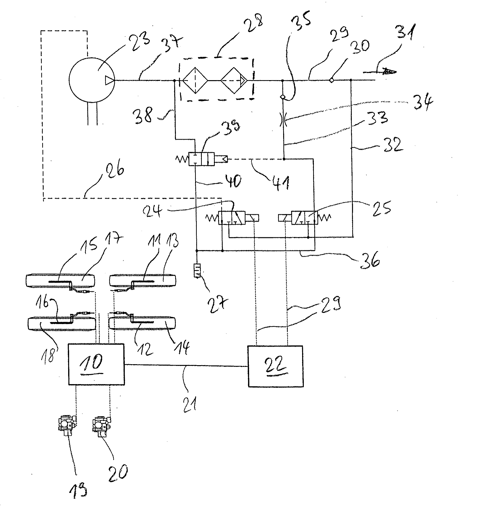 Method for Operating a Compressed Air Brake System