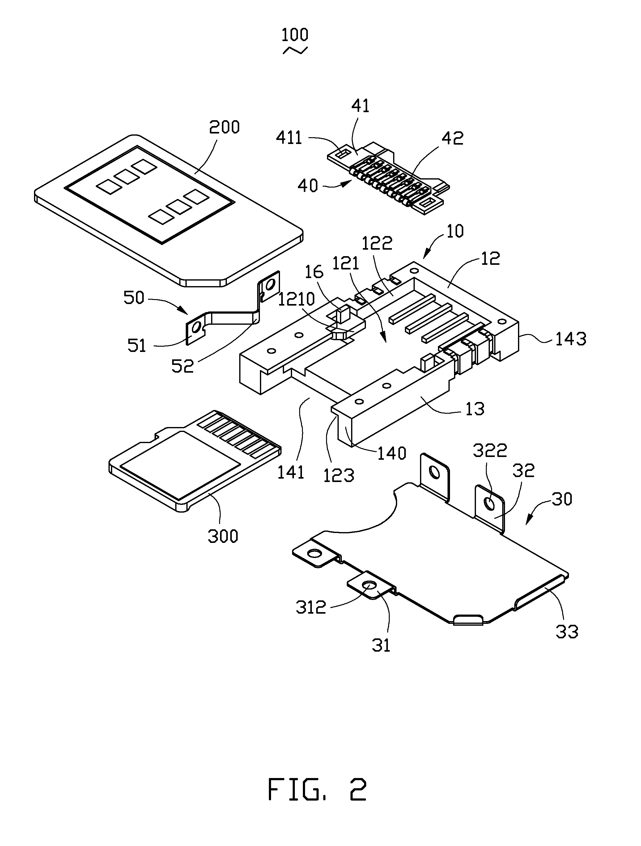 Smart card securing mechanism and electronic device using same