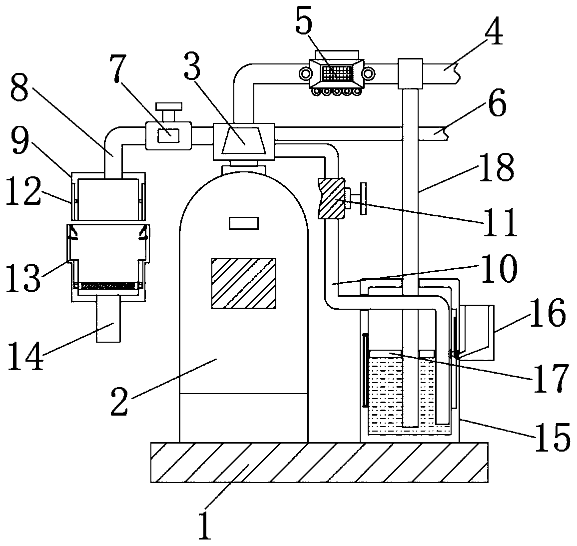 Chloride ion-controllable water softener