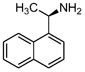 Method for preparing cinacalcet intermediate R-(+)-1-(1-naphthyl)ethamine