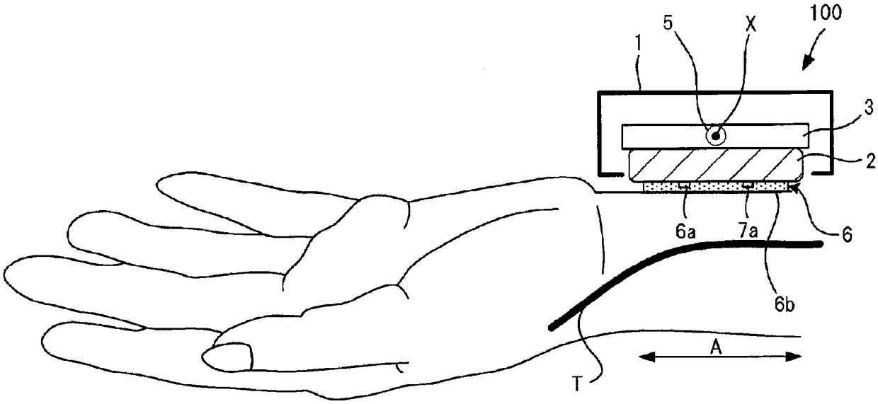 Pulse wave detection device and biological information measurement device