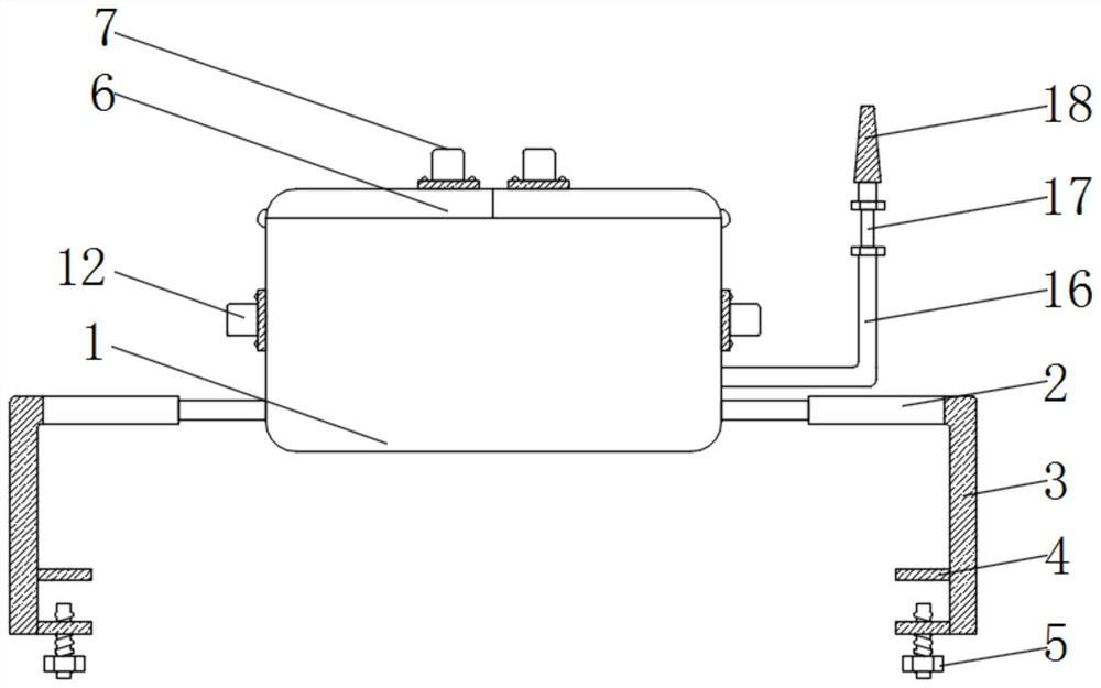 Hepatectomy auxiliary device for hepatobiliary surgery department