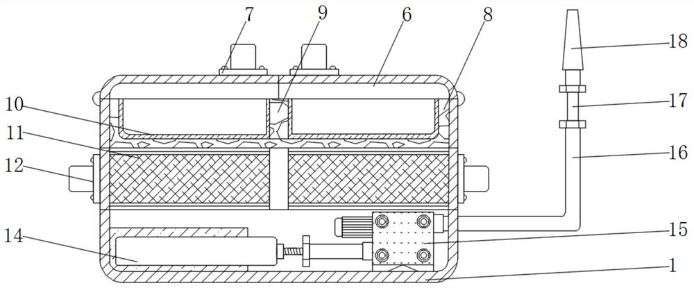 Hepatectomy auxiliary device for hepatobiliary surgery department