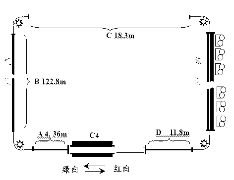 Resistance measurement method for transmission pull strip of coke oven reversing machine