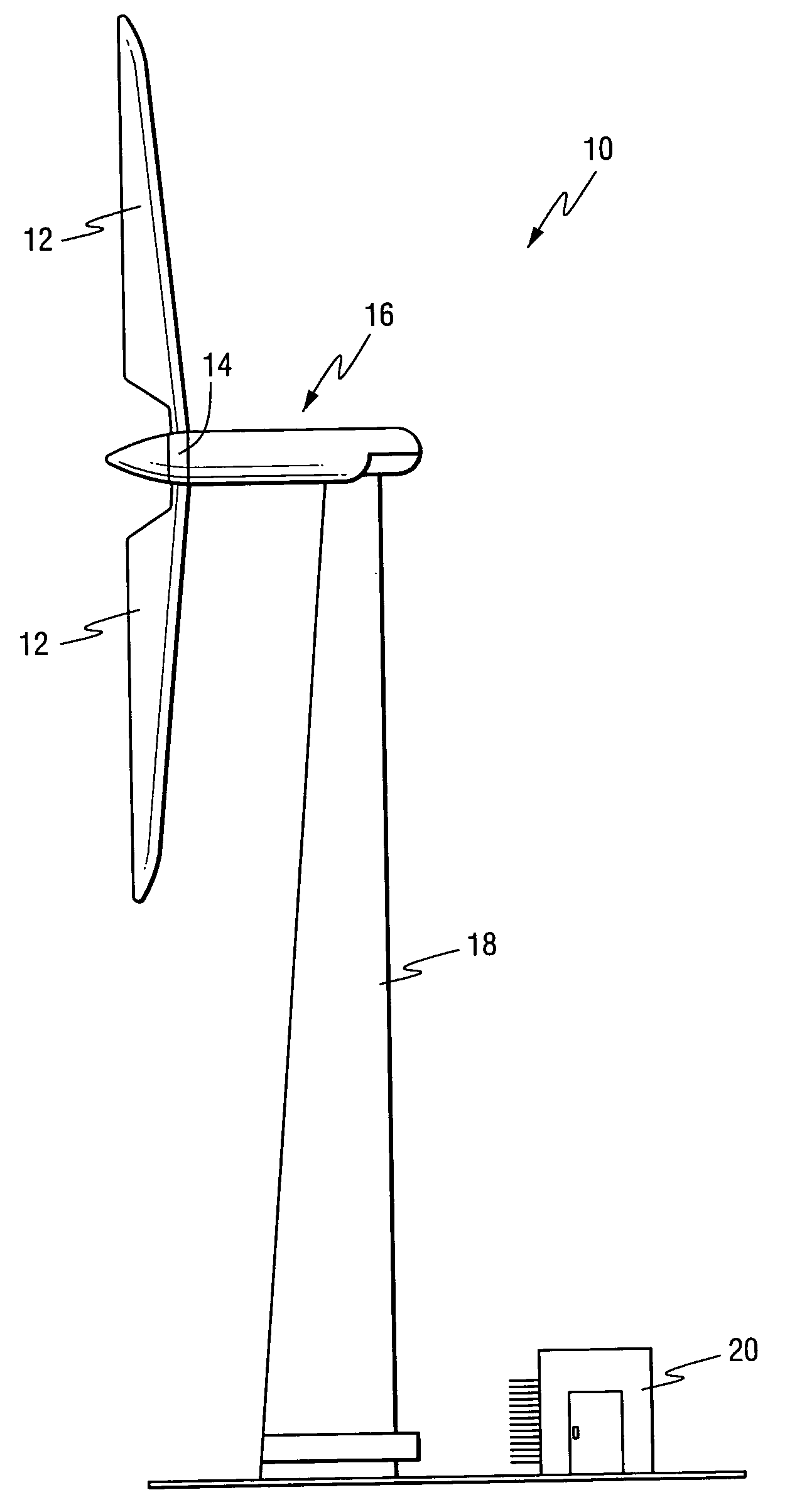 Wind blade assembly and method for damping load or strain
