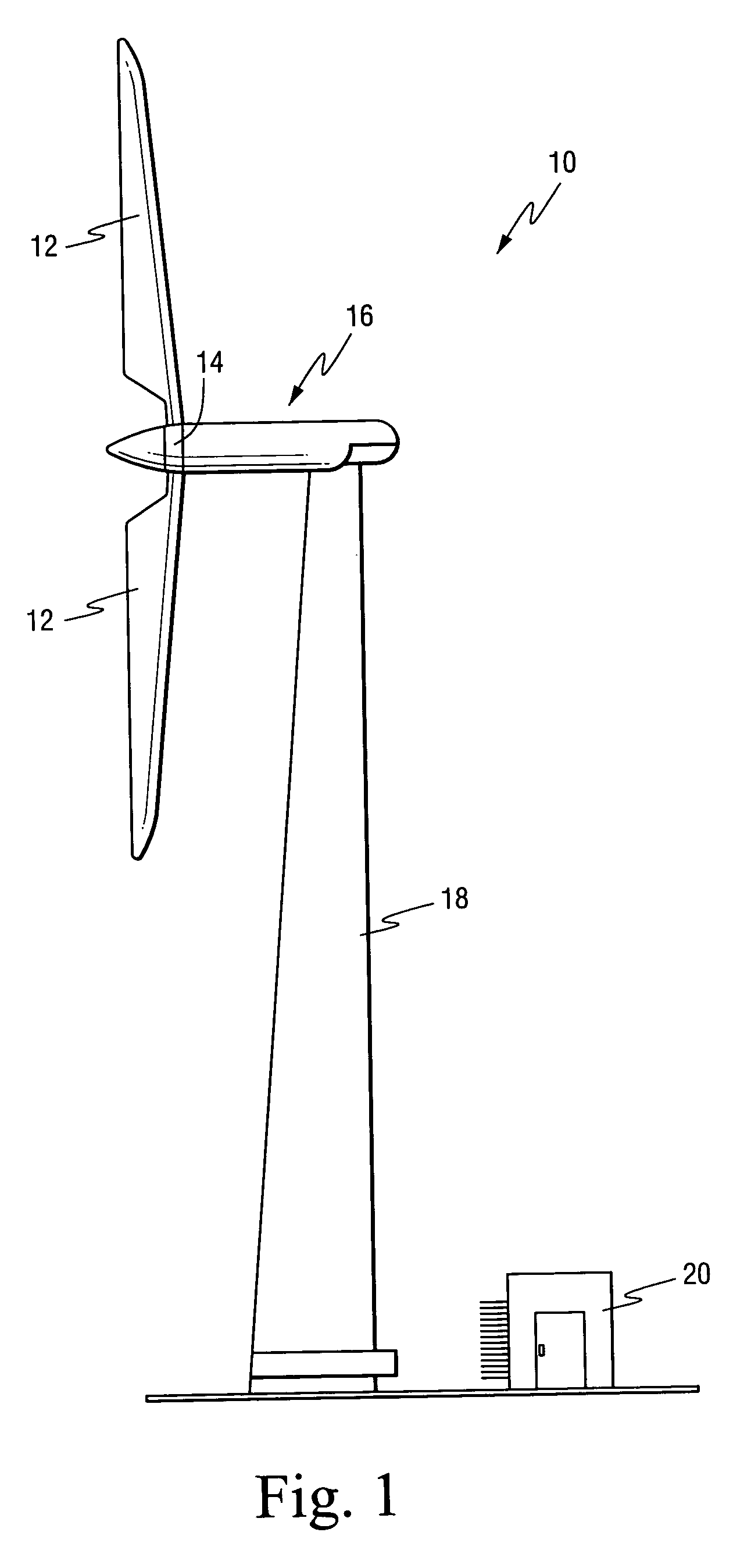 Wind blade assembly and method for damping load or strain