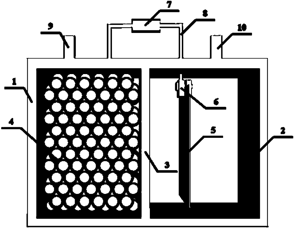 Magnetic three-dimensional gel-sphere anode material of microbial fuel cell and preparation method