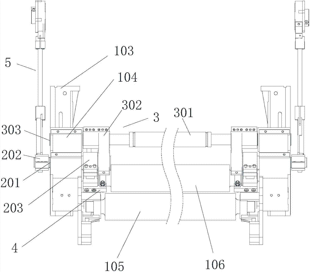 Let-off device of air jet loom
