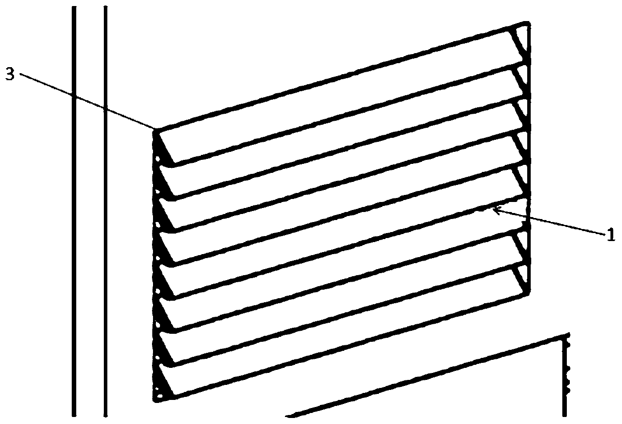 Heat collection column forming window, window and use method of heat collection column