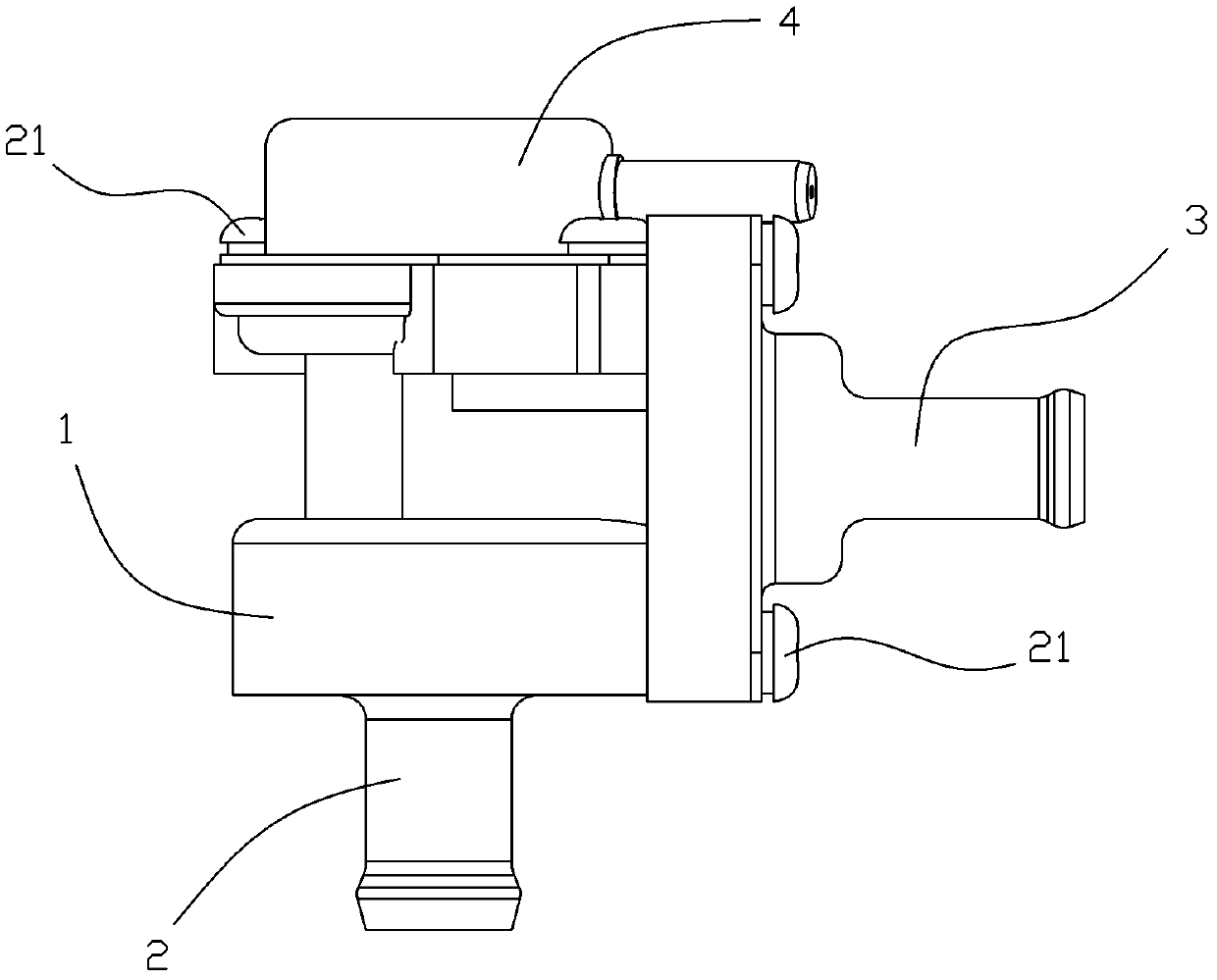 Motorcycle secondary air compensating valve