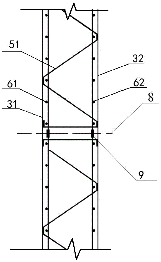 Cast-in-place concrete tower with prefabricated spatial steel bar truss formwork and construction method of cast-in-place concrete tower