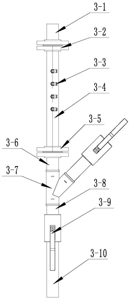 Device for preventing and treating cutterhead mud cakes in strong weathered red sandstone stratum and method