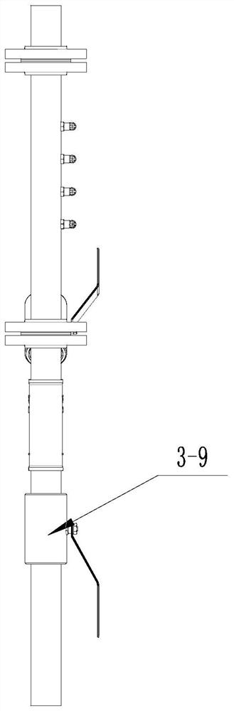 Device for preventing and treating cutterhead mud cakes in strong weathered red sandstone stratum and method