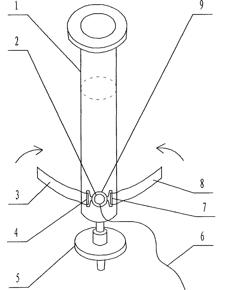 Sample preparation device for elution of PCBs (polychlorinated biphenyls) in environmental water analysis