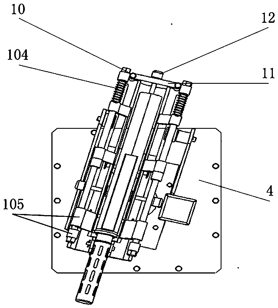 An all-electrically driven assault rifle rack