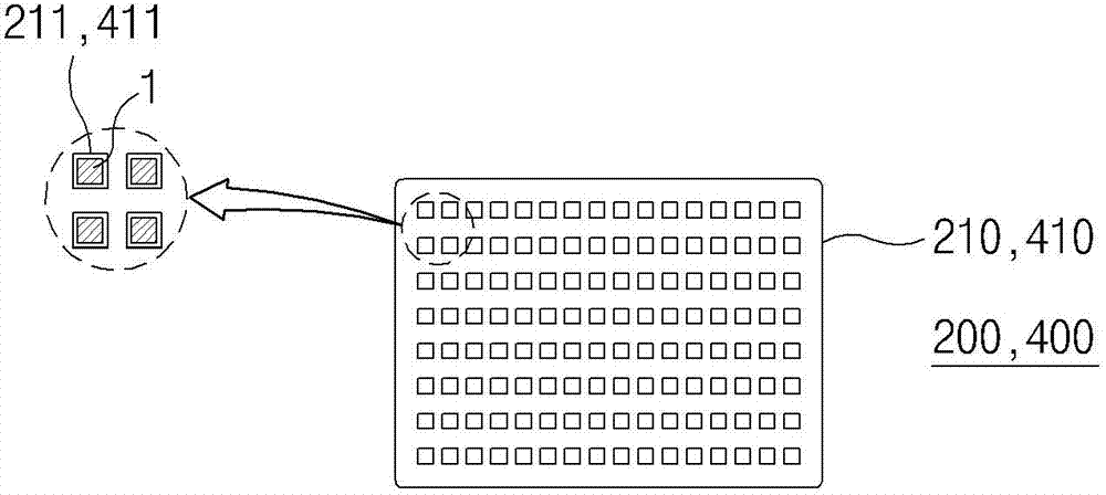 Apparatus for testing elements