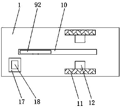 Aluminum profile cutting device with fast fixing function