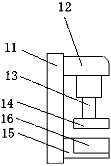 Aluminum profile cutting device with fast fixing function