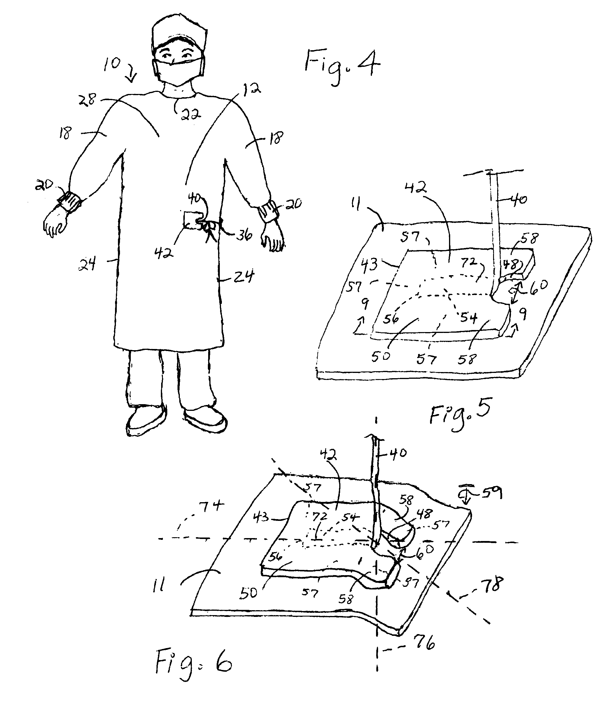 Patch For Securing A Surgical Gown Tie