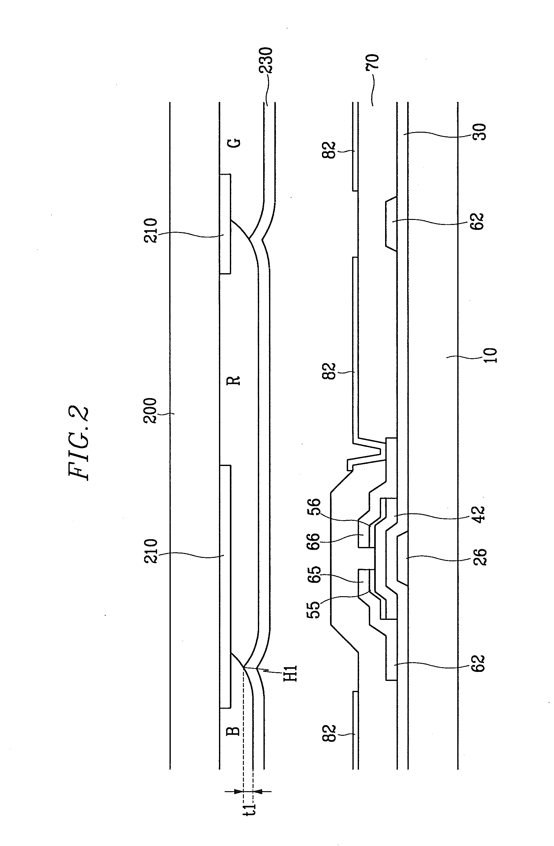Color filter plate and thin film transistor plate for liquid crystal display, and methods for fabricating the plates