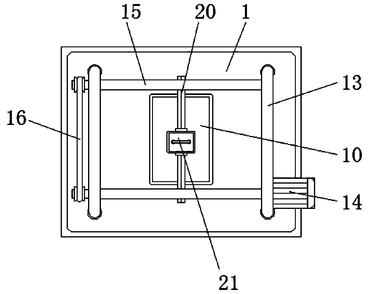 Welding support device convenient to finely adjust for quartz-crystal resonator processing