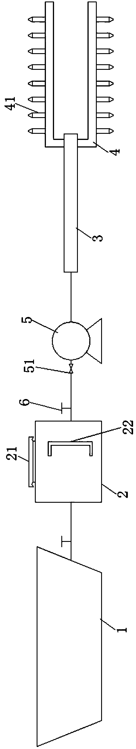 Water-saving irrigation system for modern agriculture