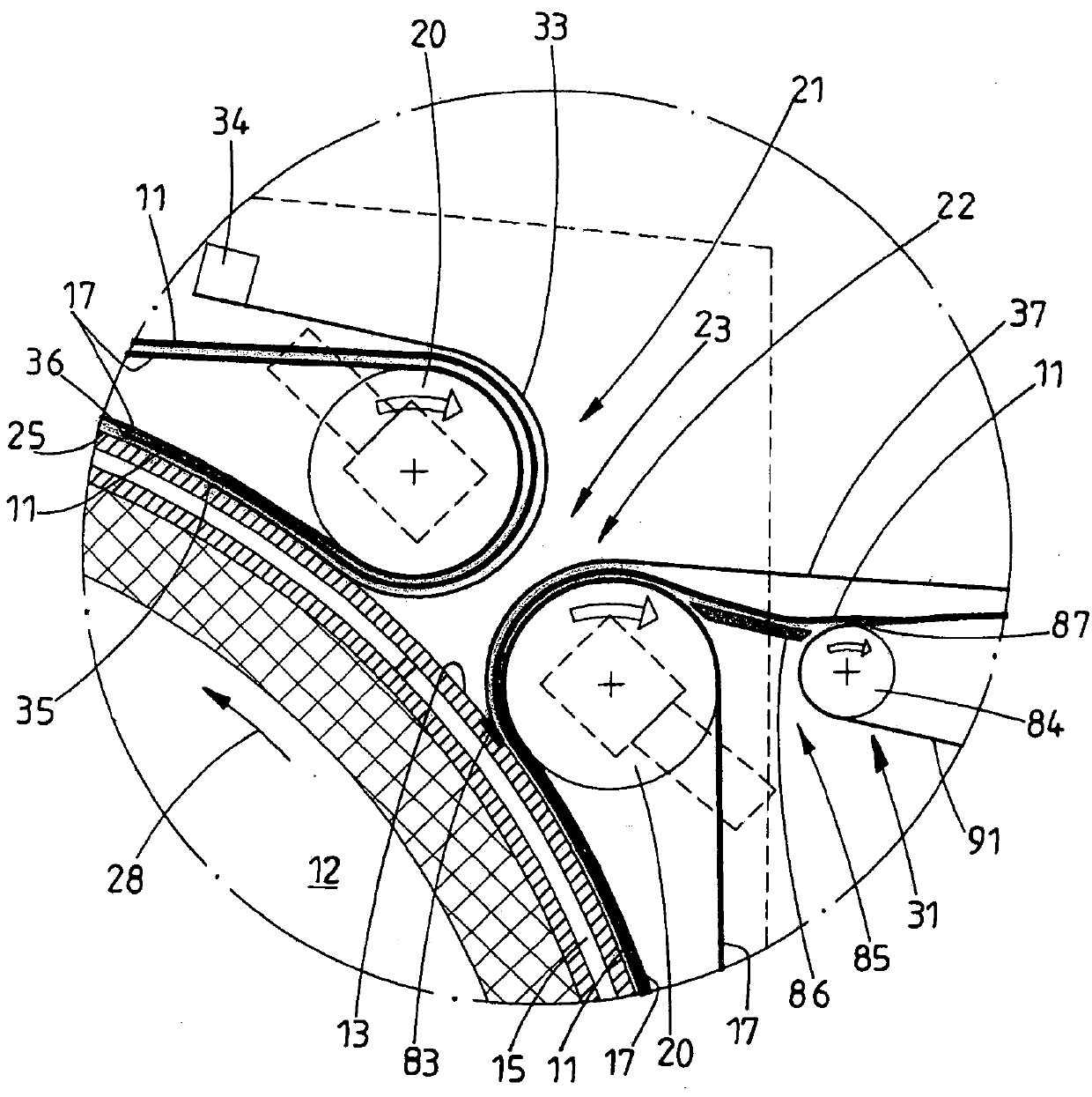 Method and apparatus for ironing laundry items