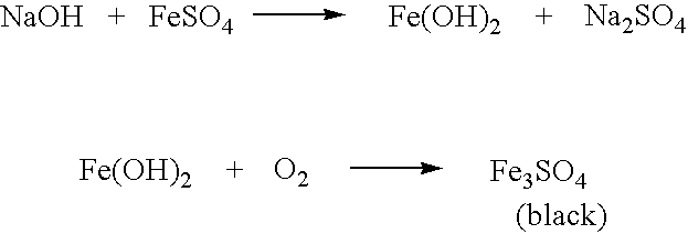 Aqueous composition containing high purity iron oxide