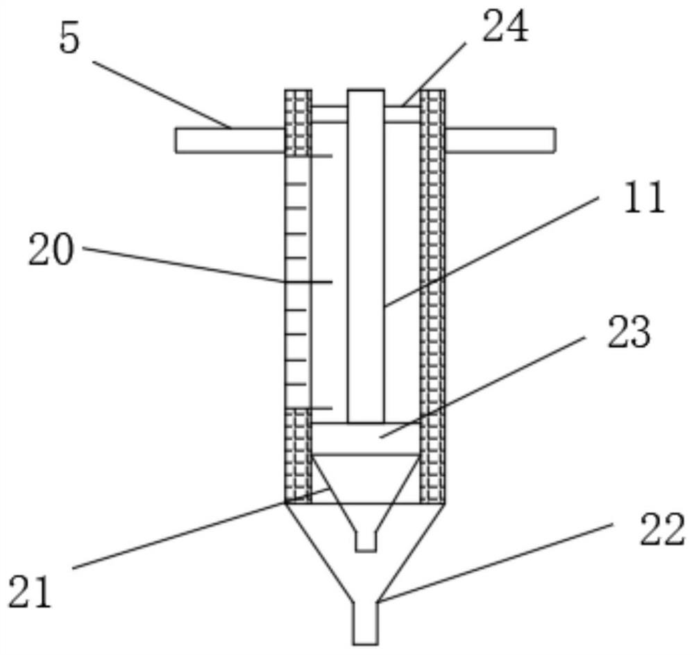 Quantitative sampling device for wash care product production