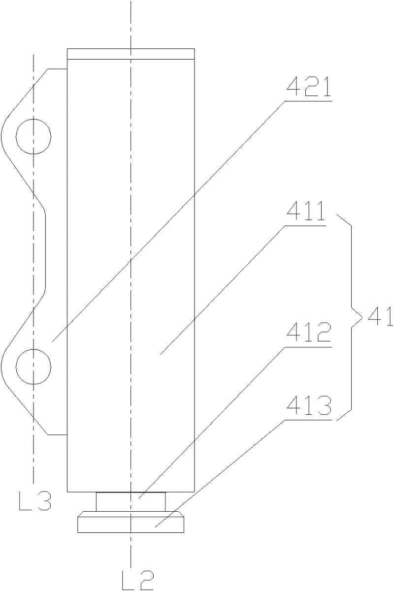 Movable crane and balance weight connecting device thereof