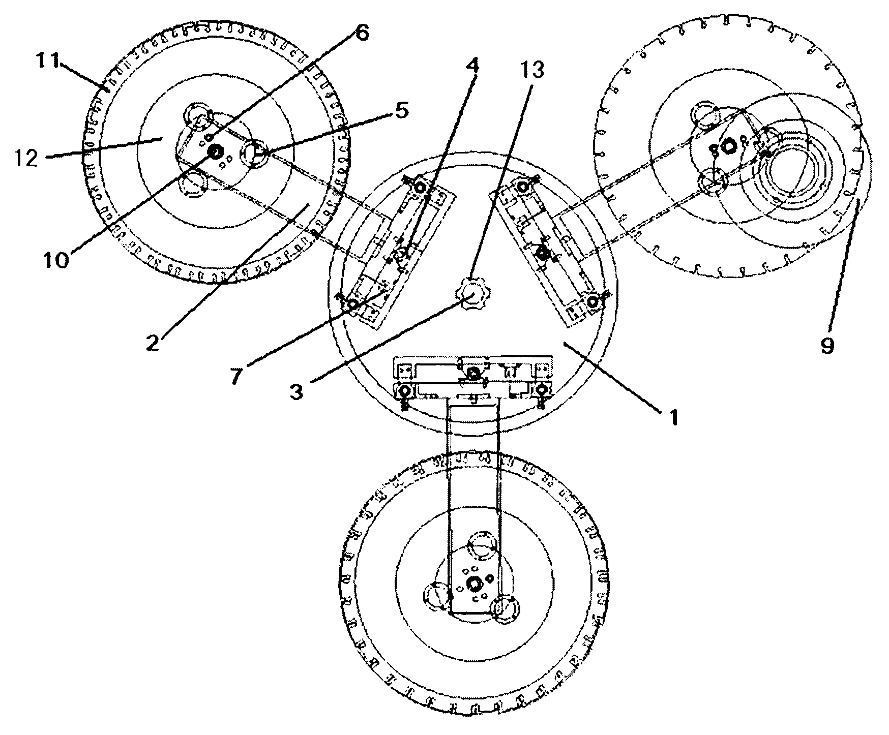 Deburring device for disc type slice part