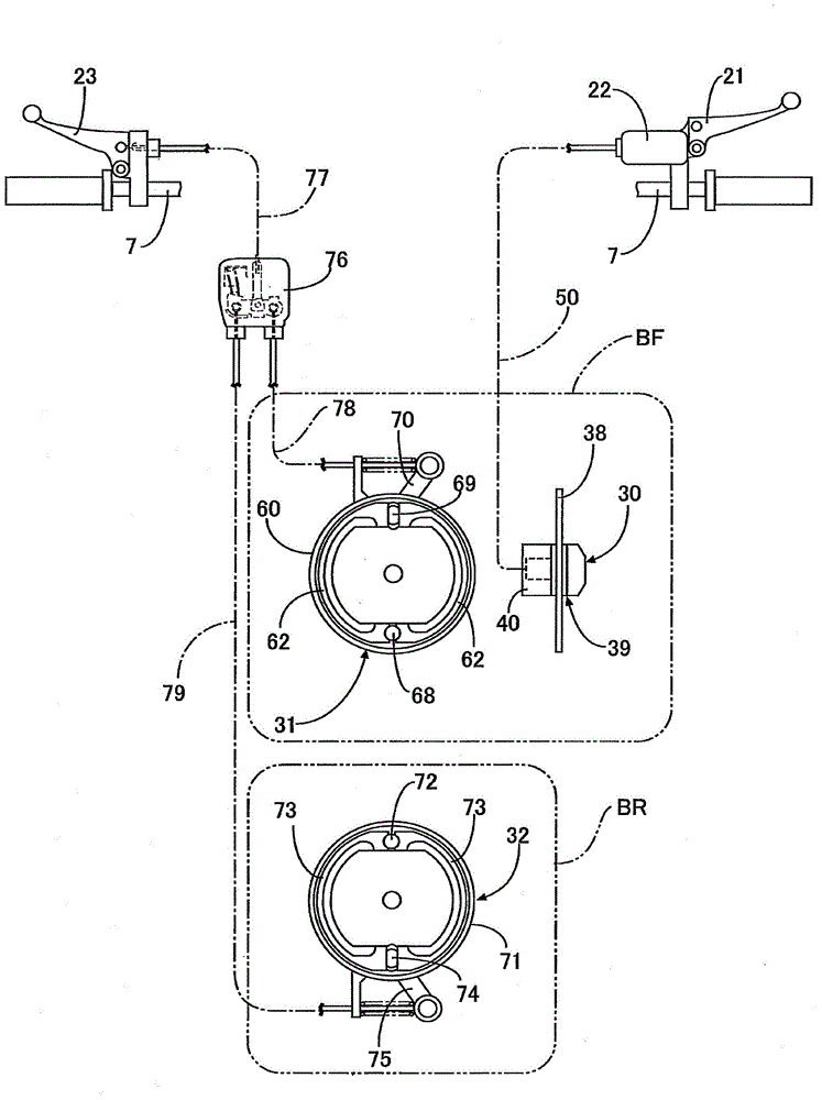 Automatic two-wheeled vehicle