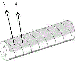 Preparing method for finned inner cooling structure cooling pipe based on gel electrochemical machining