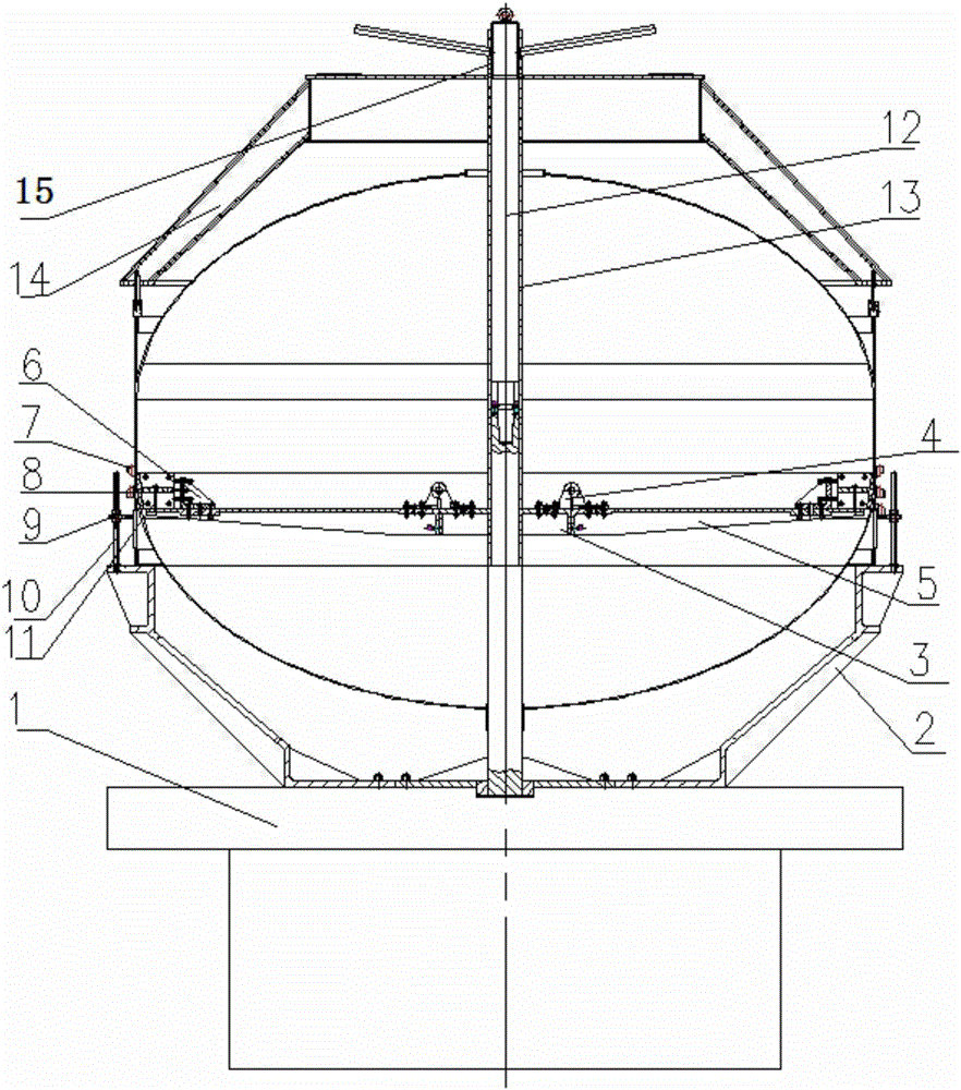 Centering butt joint positioning supporting device for vertical type stirring friction welding storage box assembly annular seam