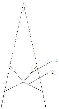 Unfoldable cylindrical lattice shell structure with six rigid plate folding units