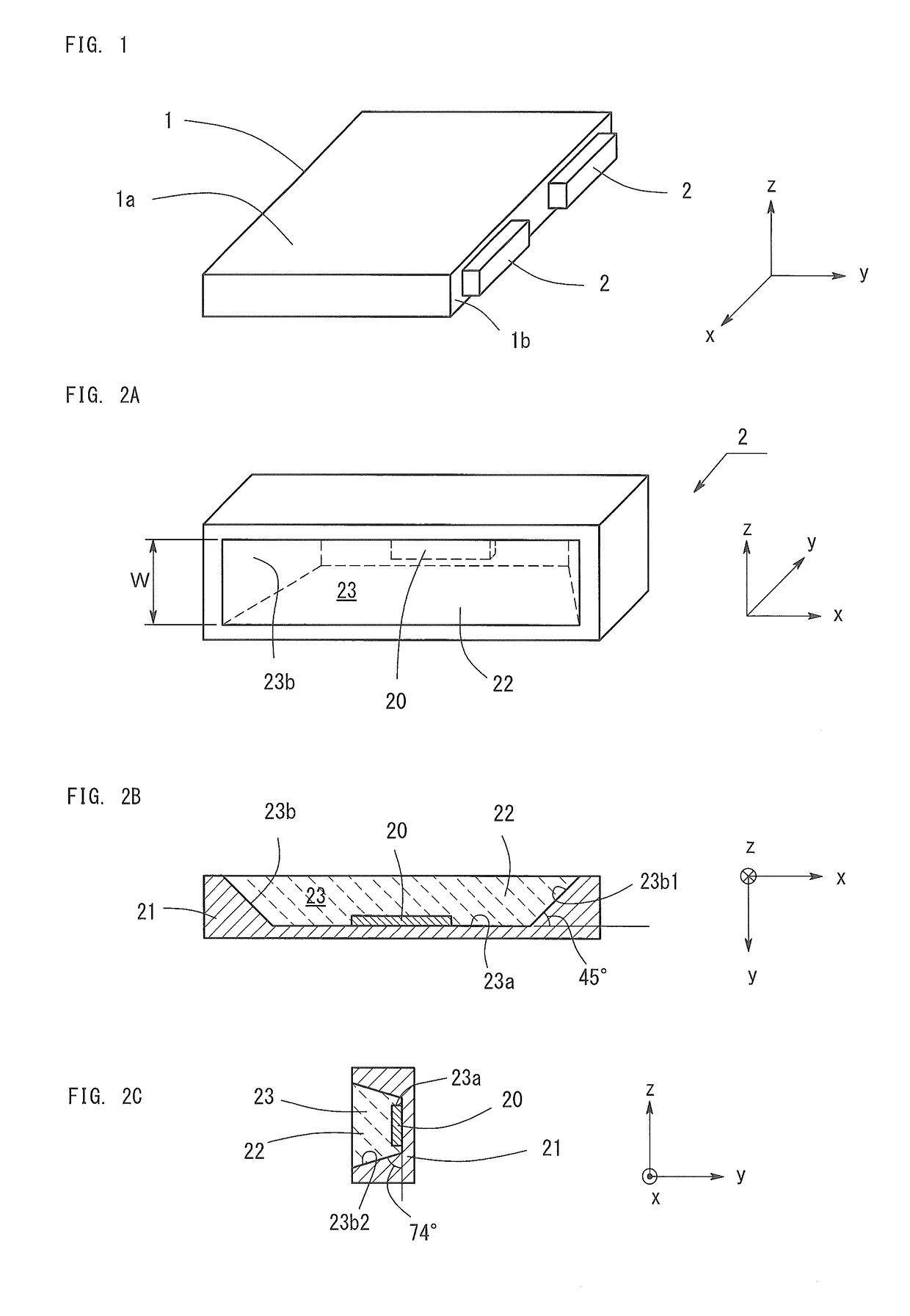 Planar light source and method for producing light-emitting device