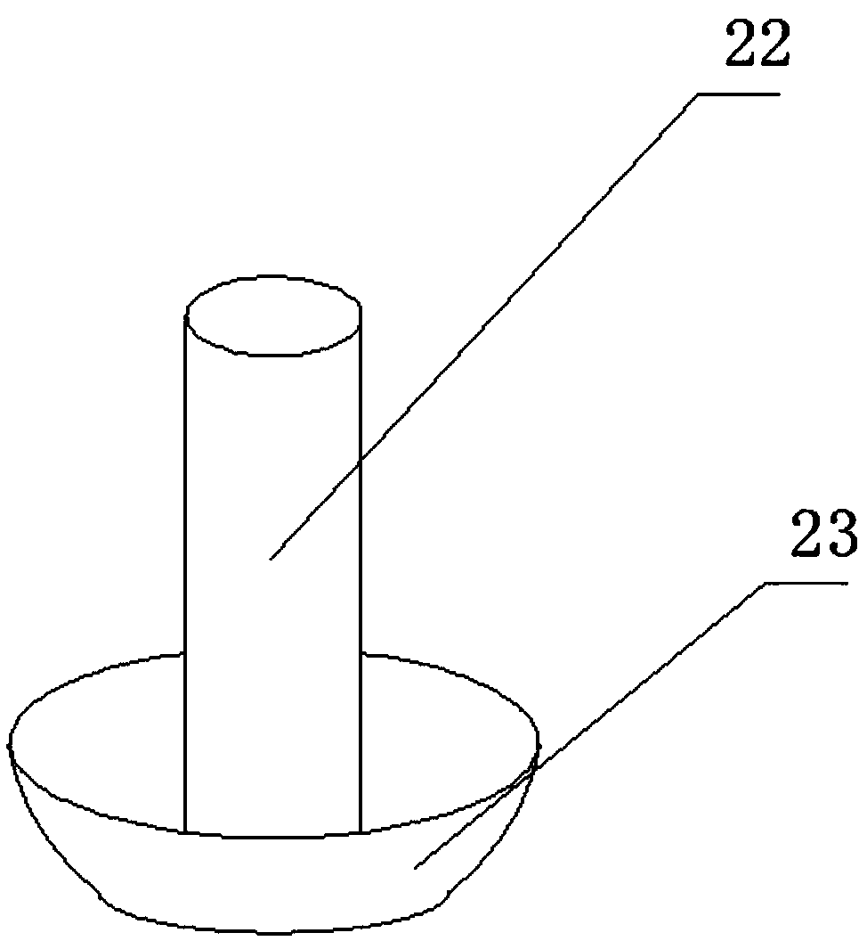 Watering device for chick farm
