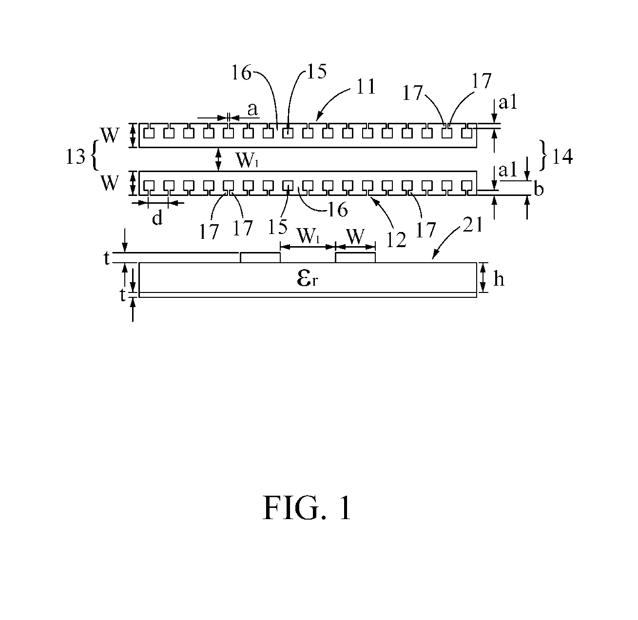 Low cross-talk differential microstrip lines for high-frequency signal transmission