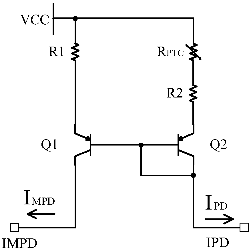 Temperature self-adaptive current source and optical module