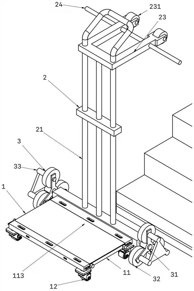 Power equipment carrying and auxiliary mounting positioning tool