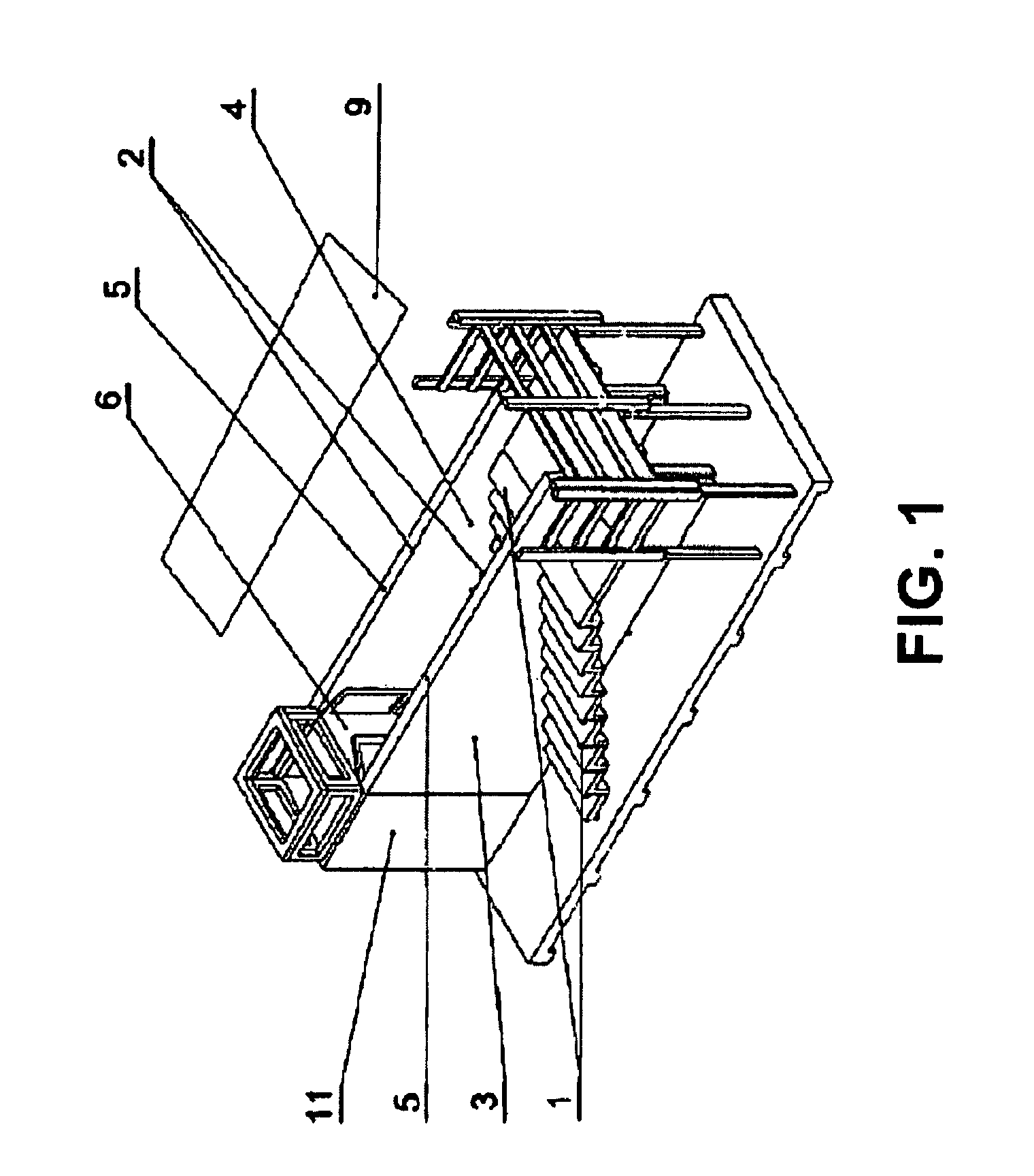 Method and the device for cryogenic therapy applied on the whole body of a patient