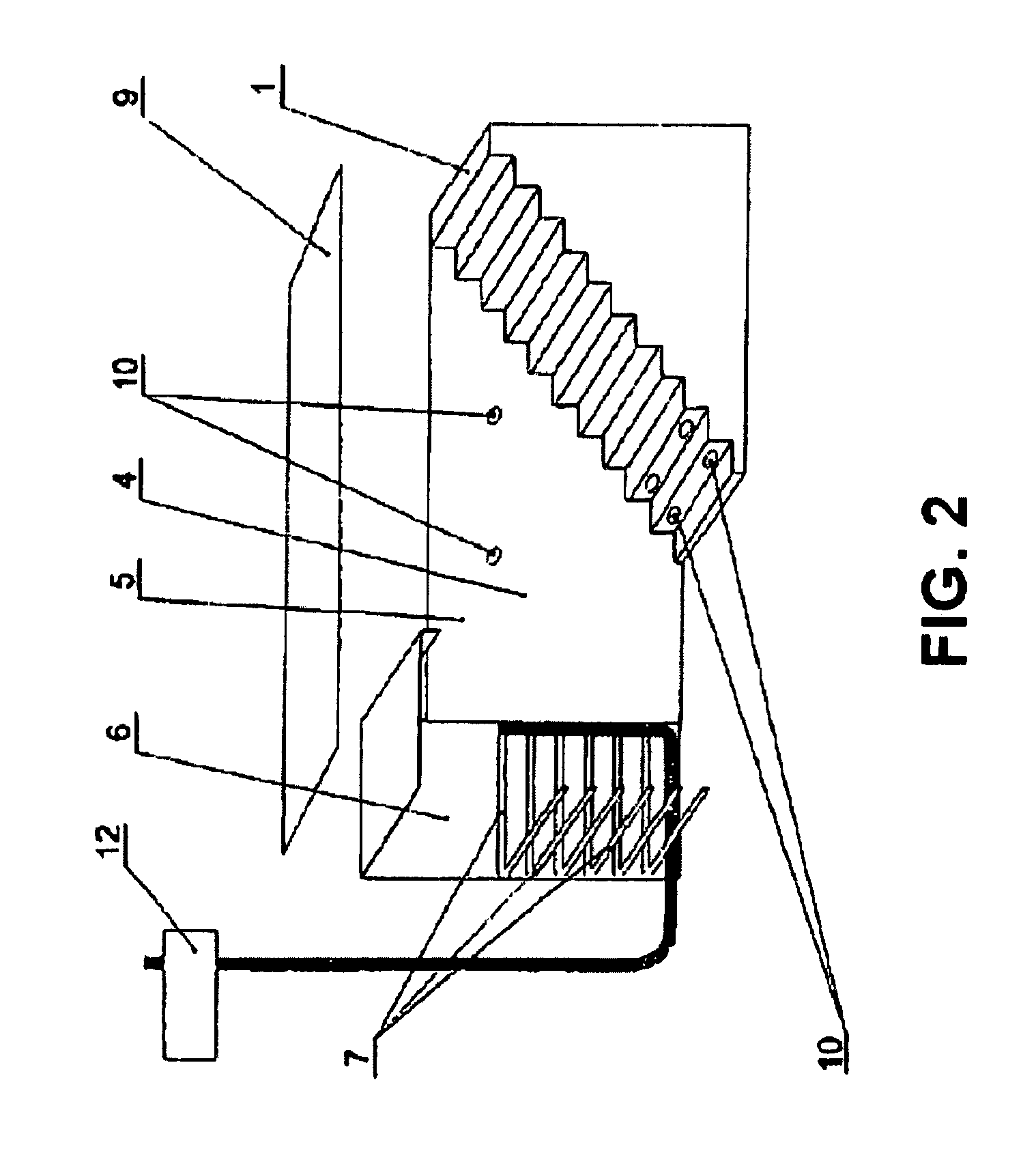 Method and the device for cryogenic therapy applied on the whole body of a patient