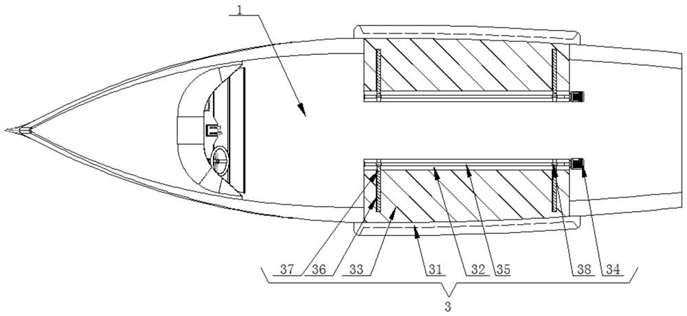 Steadily floating workboat for hydraulic engineering