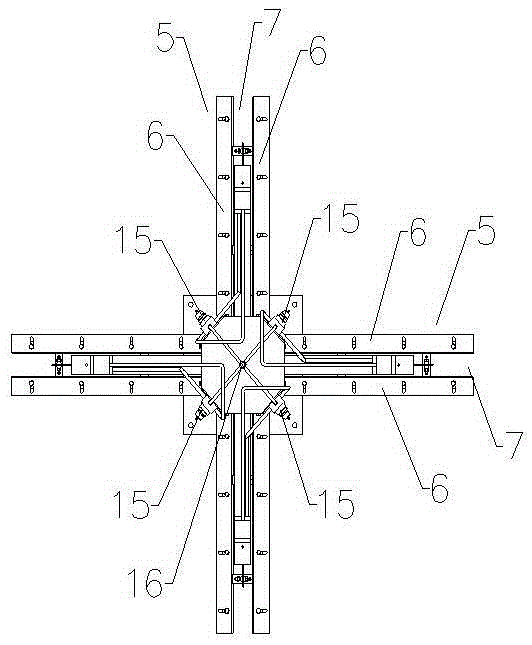 A water chamber welding platform