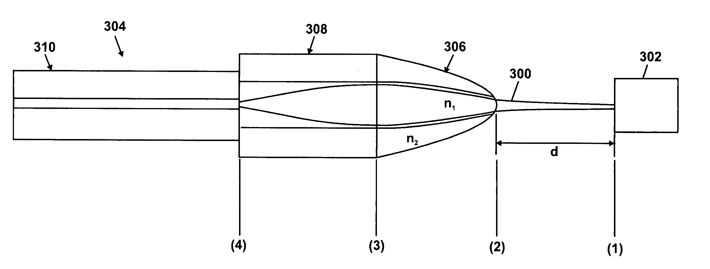 Small mode-field fiber lens