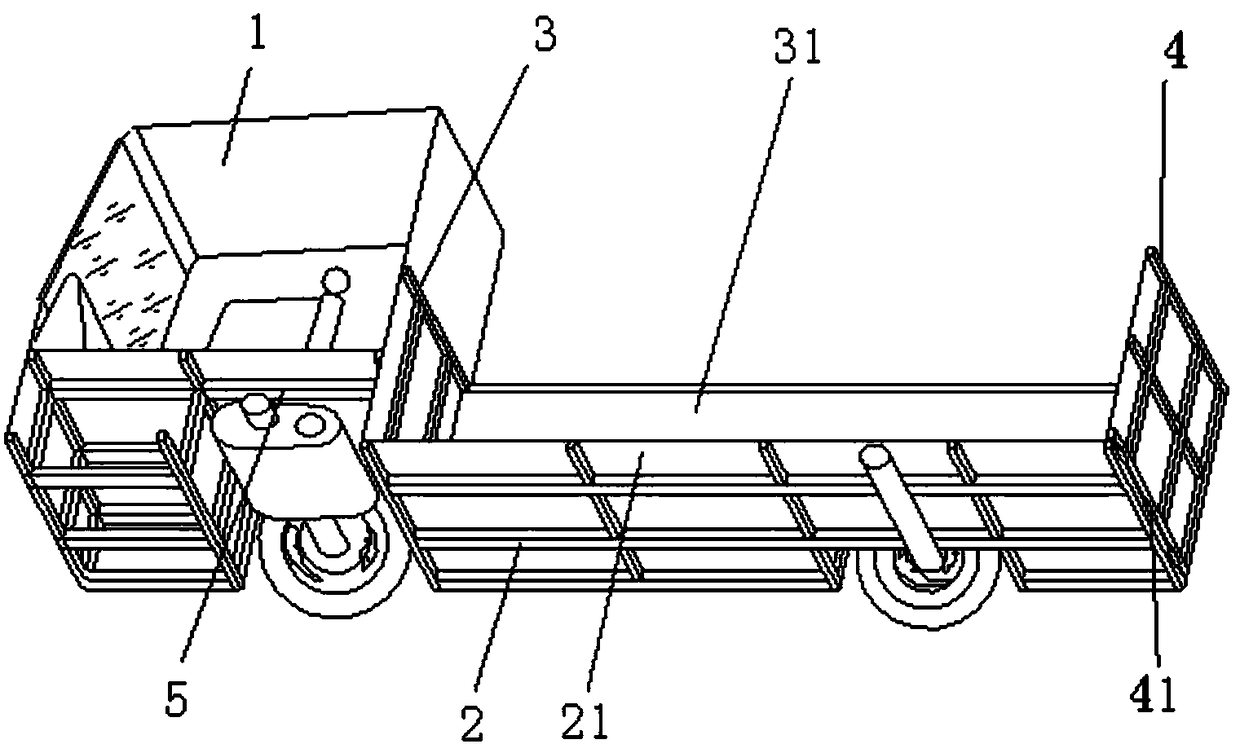 Truss type truck body