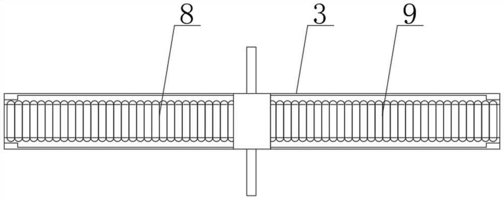 Length-adjustable ring buckle scaffold cross rod