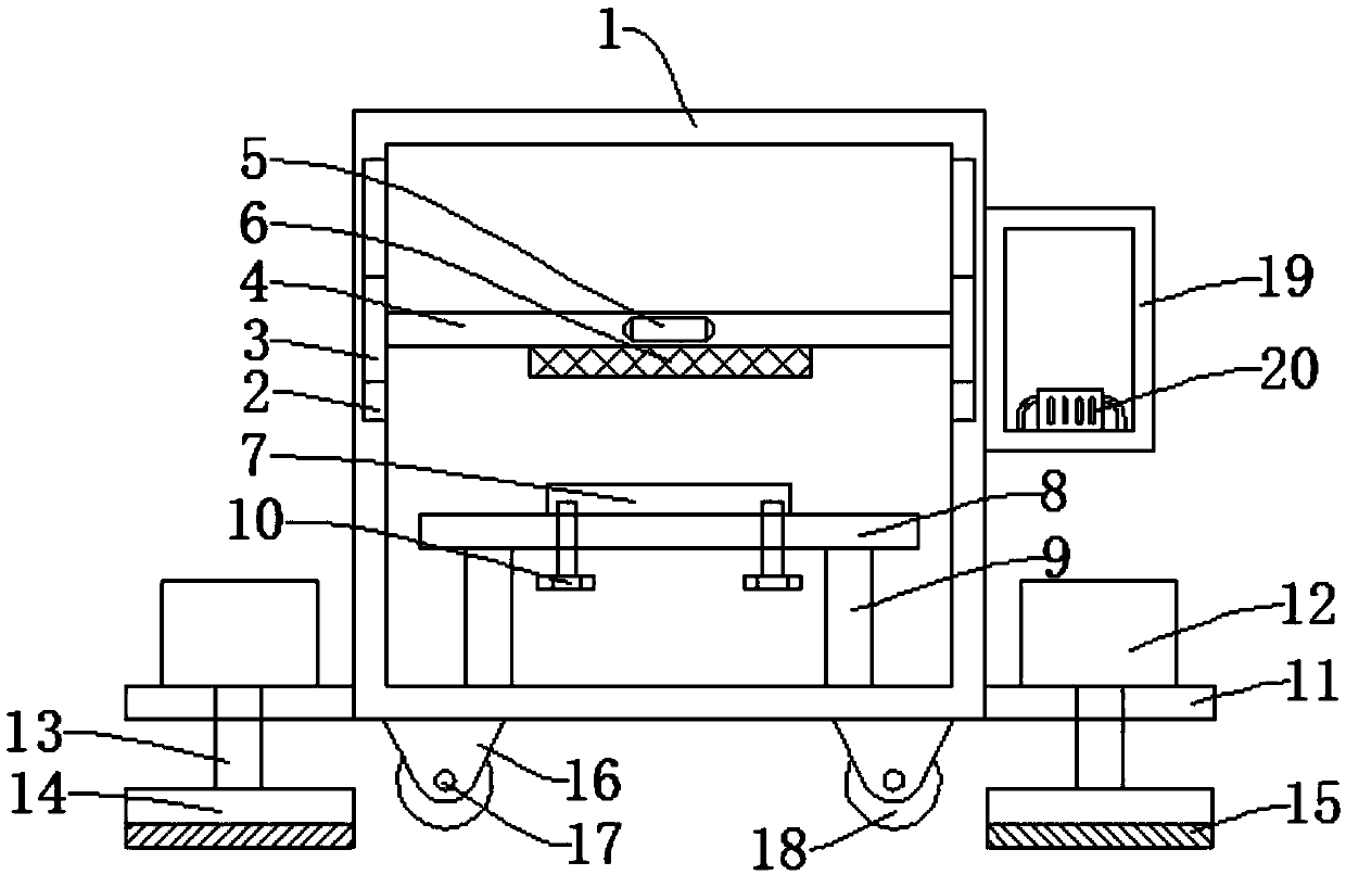 Clamping device for sensor production