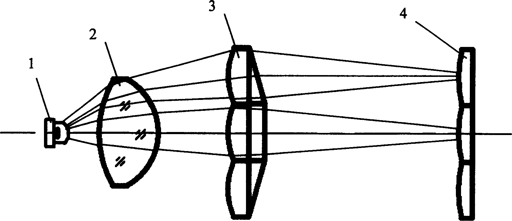 Multiple light source lighting system for projector