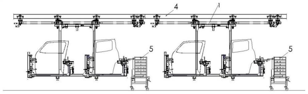 A car door hanger centralizing system